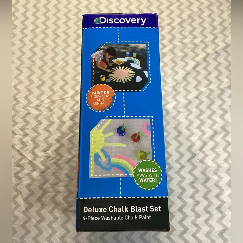 Discovery Deluxe Chalk Blast Set - Red and Purple